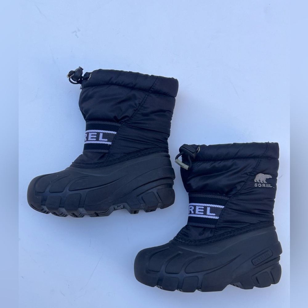 Sorel Black Insulated Snow Boots